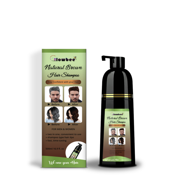 Natural Black- Grey Hair Coverage Shampoo - Image 2